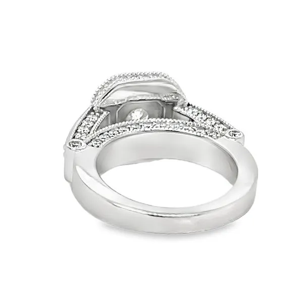 Estate Platinum Diamond Engagement Ring Image 3 Koerbers Fine Jewelry Inc New Albany, IN