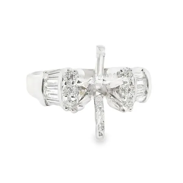 Estate 14K White Gold Diamond Engagement Ring Koerbers Fine Jewelry Inc New Albany, IN