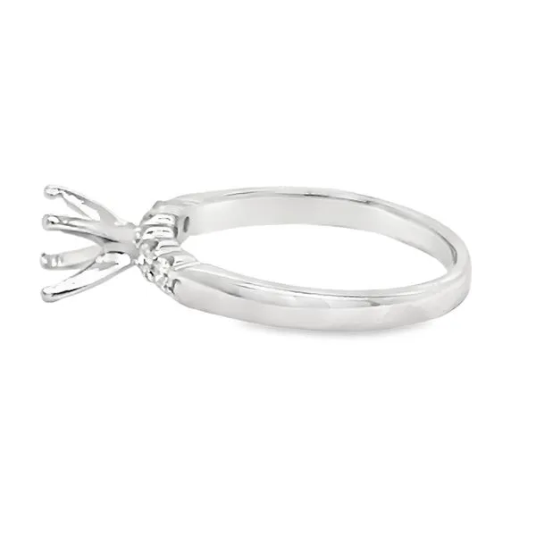 Estate 14K White Gold Diamond Semi Mount Image 2 Koerbers Fine Jewelry Inc New Albany, IN