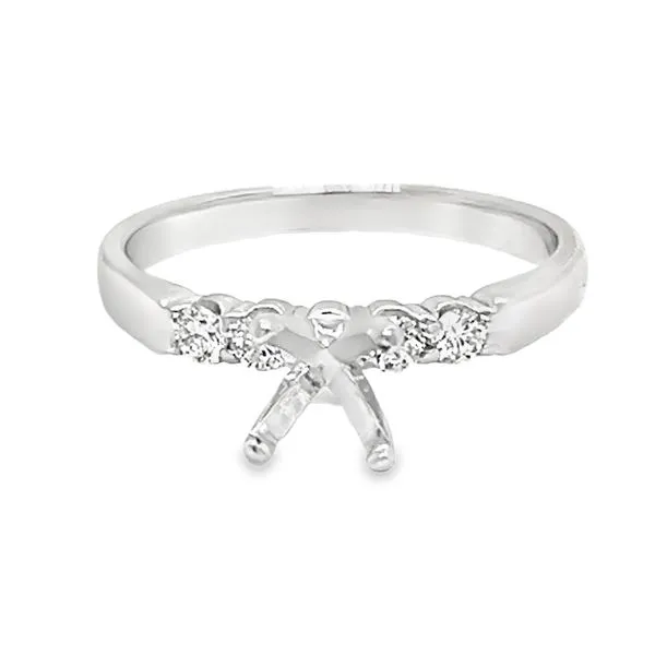 Estate 14K White Gold Diamond Semi Mount Koerbers Fine Jewelry Inc New Albany, IN