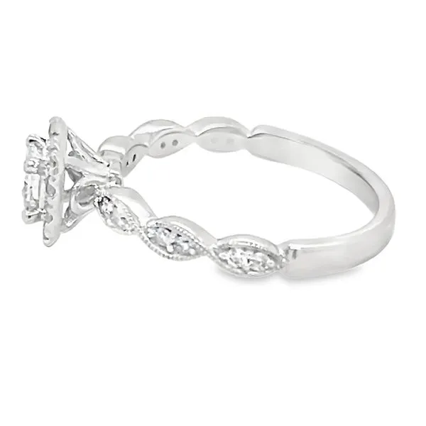 Estate 14K White Gold Diamond Engagement Ring Image 2 Koerbers Fine Jewelry Inc New Albany, IN