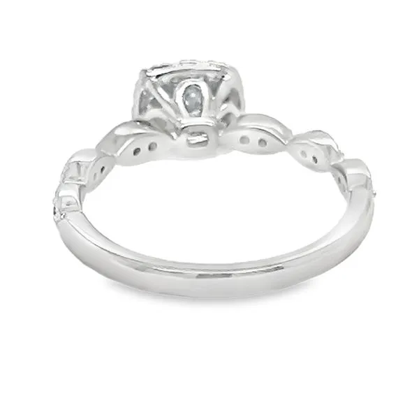 Estate 14K White Gold Diamond Engagement Ring Image 3 Koerbers Fine Jewelry Inc New Albany, IN