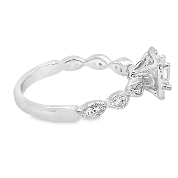 Estate 14K White Gold Diamond Engagement Ring Image 4 Koerbers Fine Jewelry Inc New Albany, IN