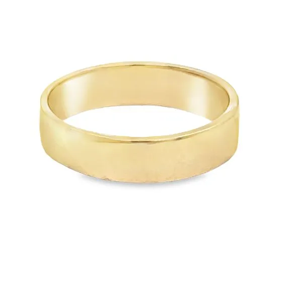 Estate 14K Yellow Gold Flat Gents Wedding Ring Koerbers Fine Jewelry Inc New Albany, IN