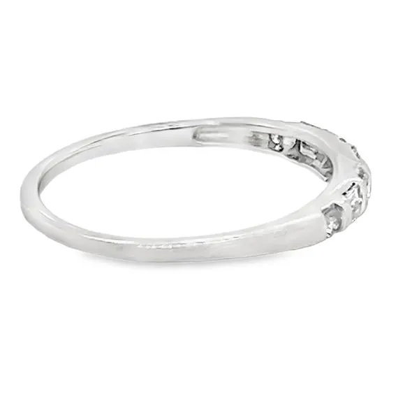 Estate 14K White Gold Baguette Diamond Band Image 4 Koerbers Fine Jewelry Inc New Albany, IN