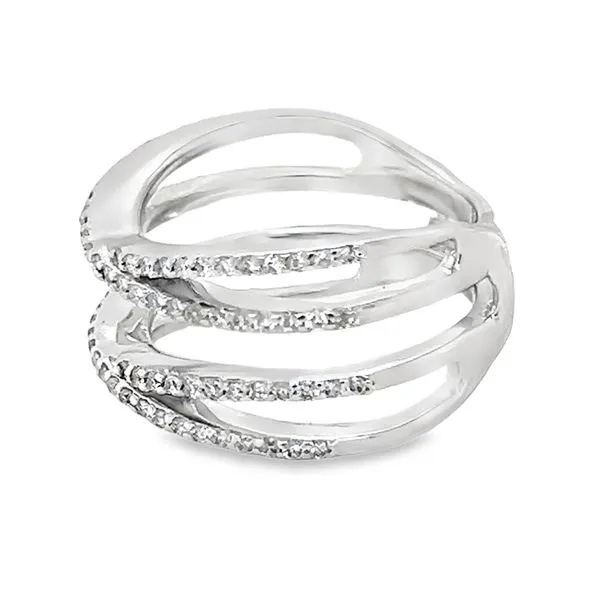 Estate 14K White Gold Diamond Wrap Image 2 Koerbers Fine Jewelry Inc New Albany, IN