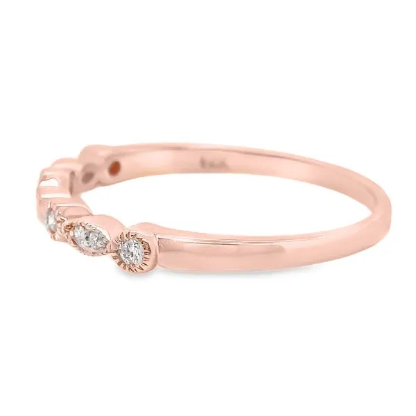 Estate 14K Rose Gold Diamond Band Image 2 Koerbers Fine Jewelry Inc New Albany, IN