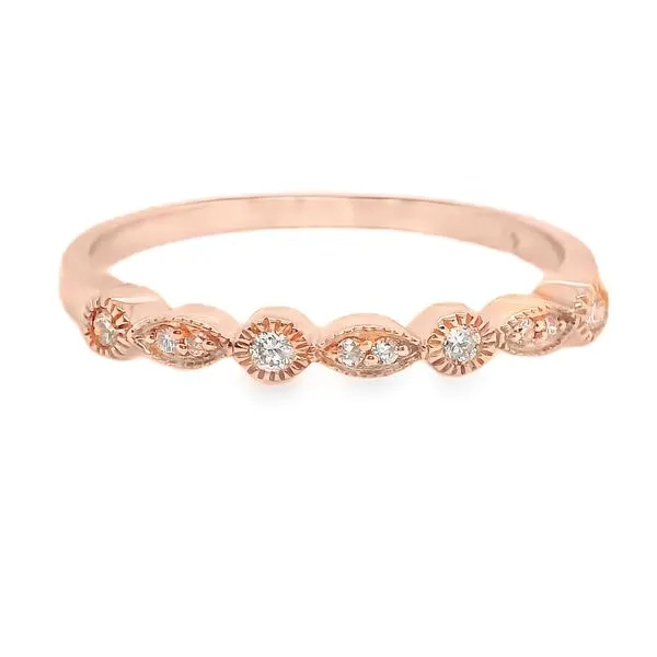 Estate 14K Rose Gold Diamond Band Koerbers Fine Jewelry Inc New Albany, IN