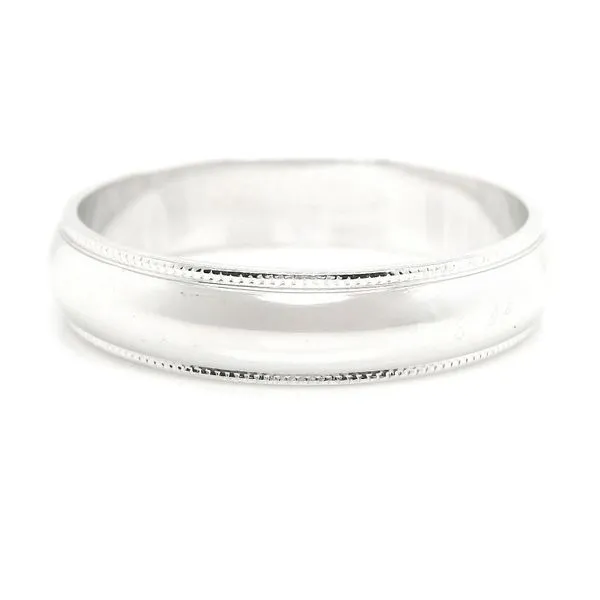 14K White Gold High Polish Gents Band Koerbers Fine Jewelry Inc New Albany, IN