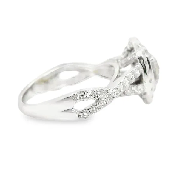 Estate 14K White Gold Diamond Engagement Ring Image 4 Koerbers Fine Jewelry Inc New Albany, IN