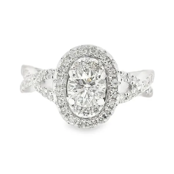 Estate 14K White Gold Diamond Engagement Ring Koerbers Fine Jewelry Inc New Albany, IN