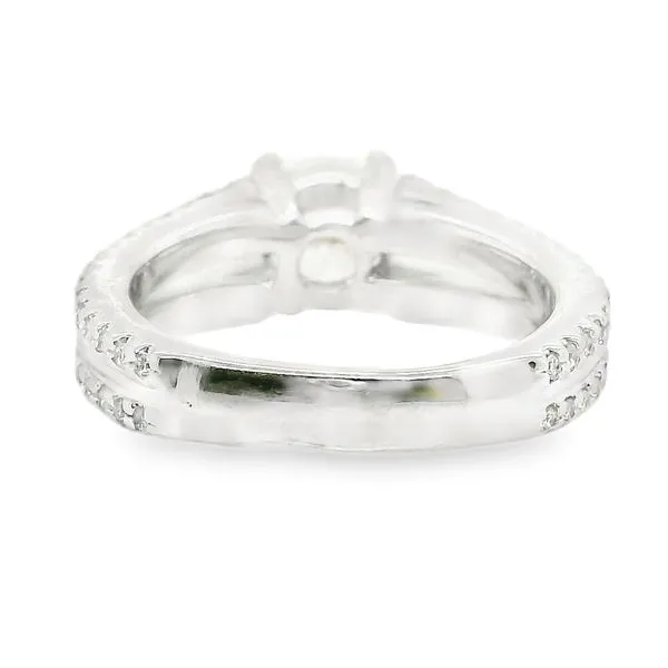 Estate 14K White Gold Diamond Engagement Ring Image 3 Koerbers Fine Jewelry Inc New Albany, IN
