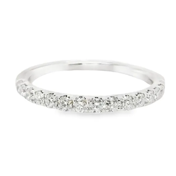 Estate 14K White Gold Diamond Wedding Band Koerbers Fine Jewelry Inc New Albany, IN