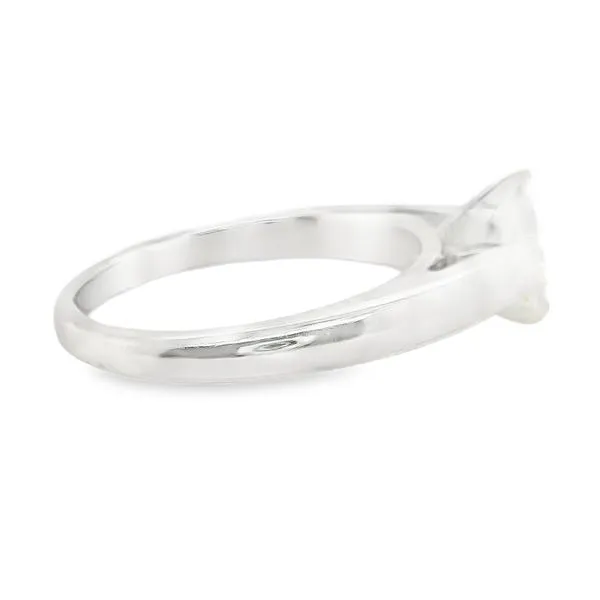 Estate 14K White Gold Marquise Diamond Engagement Ring Image 4 Koerbers Fine Jewelry Inc New Albany, IN