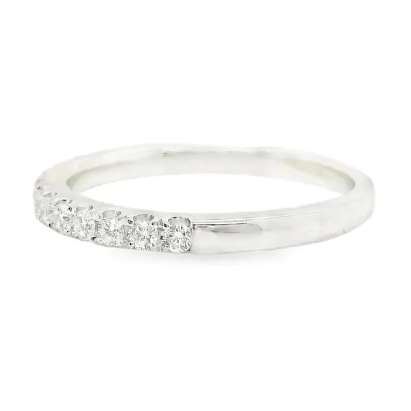 14K White Gold Diamond Wedding Band Image 2 Koerbers Fine Jewelry Inc New Albany, IN