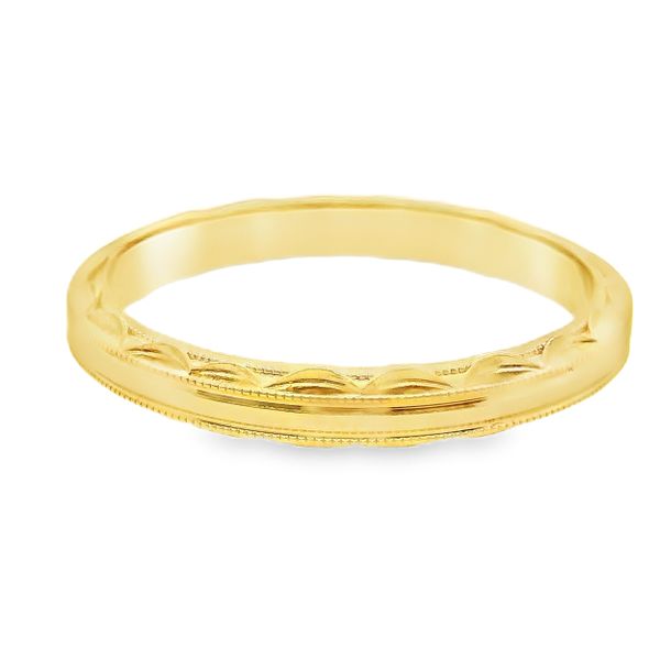 Estate 14K Yellow Gold Band Ring - Main Image
