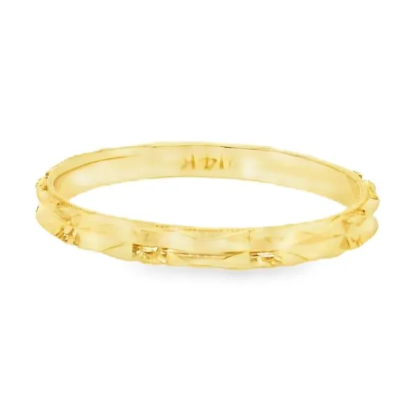 Estate 14K Yellow Gold Carved Band Koerbers Fine Jewelry Inc New Albany, IN