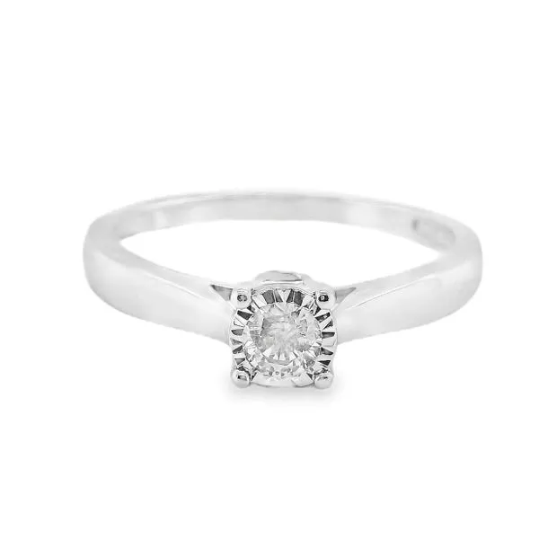 14K White Gold Diamond Promise Ring Koerbers Fine Jewelry Inc New Albany, IN