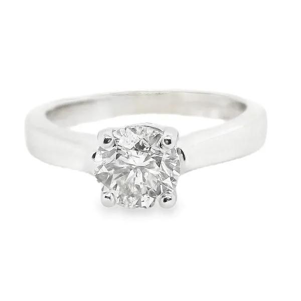 Estate 14K White Gold Diamond Engagement Ring Koerbers Fine Jewelry Inc New Albany, IN