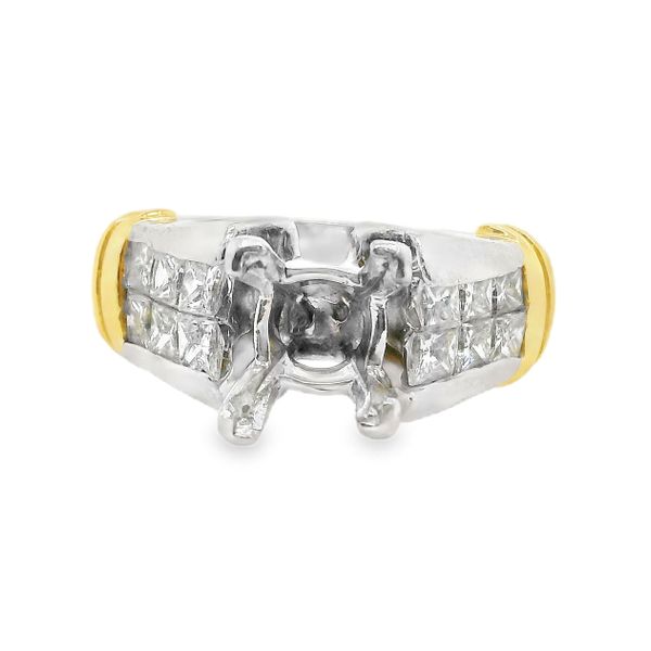 Estate Platinum Princess Cut Invisible Ring Koerbers Fine Jewelry Inc New Albany, IN