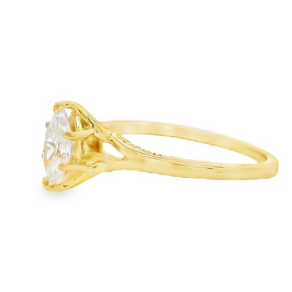 Estate 14K Yellow Gold Diamond Solitaire Engagement Ring 0.56 CTs Image 2 Koerbers Fine Jewelry Inc New Albany, IN