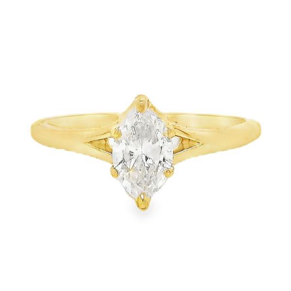 Estate 14K Yellow Gold Diamond Solitaire Engagement Ring 0.56 CTs Koerbers Fine Jewelry Inc New Albany, IN
