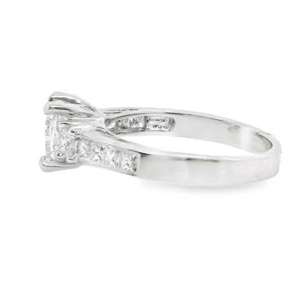 Estate 14K White Gold Diamond Engagement Ring Image 2 Koerbers Fine Jewelry Inc New Albany, IN