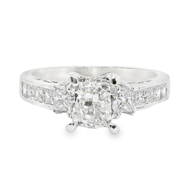Estate 14K White Gold Diamond Engagement Ring Koerbers Fine Jewelry Inc New Albany, IN
