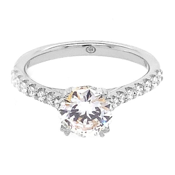 Estate 18K White Gold Semi Mount Engagement Ring Koerbers Fine Jewelry Inc New Albany, IN