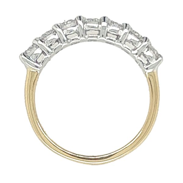 Estate 18K Yellow Gold 7 Stone Band Image 2 Koerbers Fine Jewelry Inc New Albany, IN