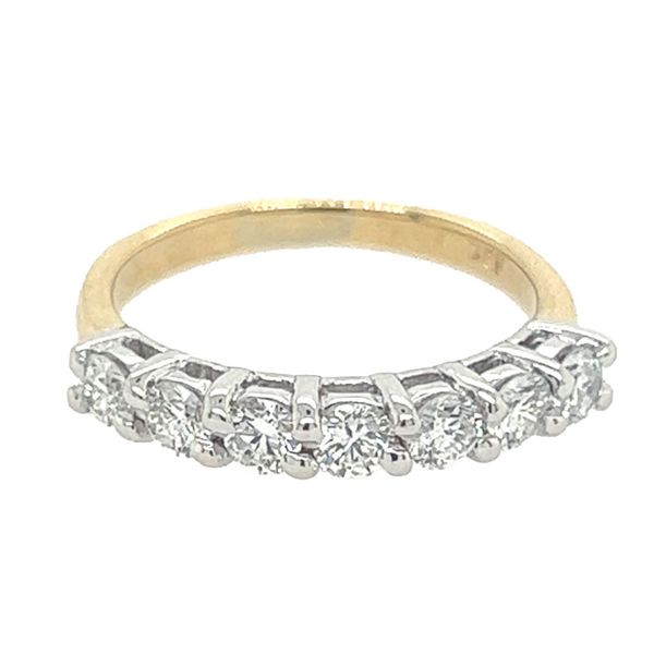 Estate 18K Yellow Gold 7 Stone Band Koerbers Fine Jewelry Inc New Albany, IN