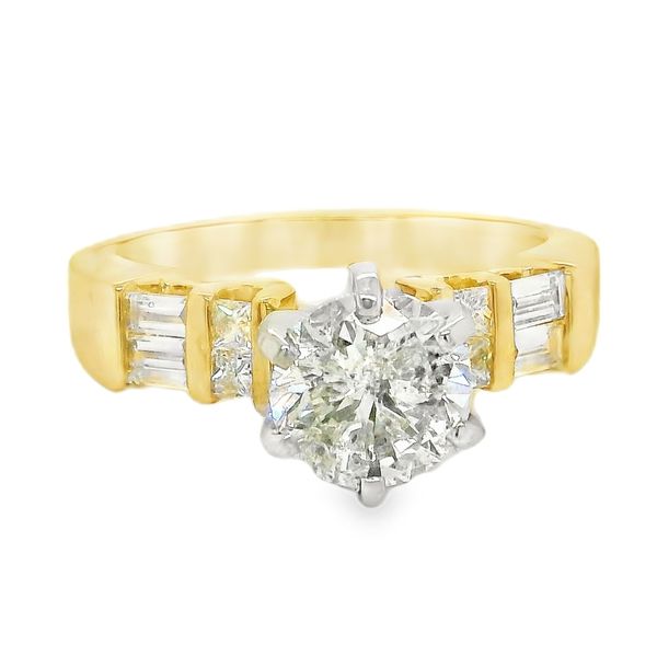 Estate 14K Yellow Gold Diamond Engagement Ring Koerbers Fine Jewelry Inc New Albany, IN