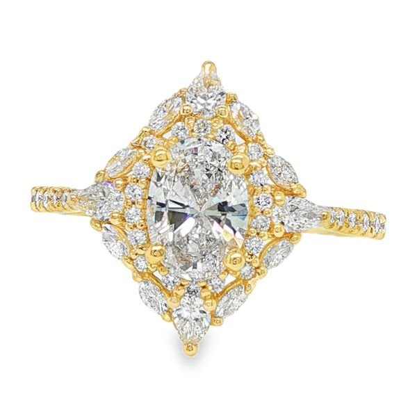 Estate 14K Yellow Gold Diamond Engagement Ring Koerbers Fine Jewelry Inc New Albany, IN