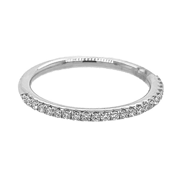 Estate 14K White Gold Diamond Wedding Band Koerbers Fine Jewelry Inc New Albany, IN