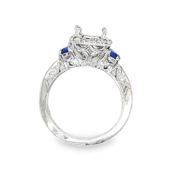 Estate 18K White Gold Tacori Diamond Engagement Ring Image 3 Koerbers Fine Jewelry Inc New Albany, IN