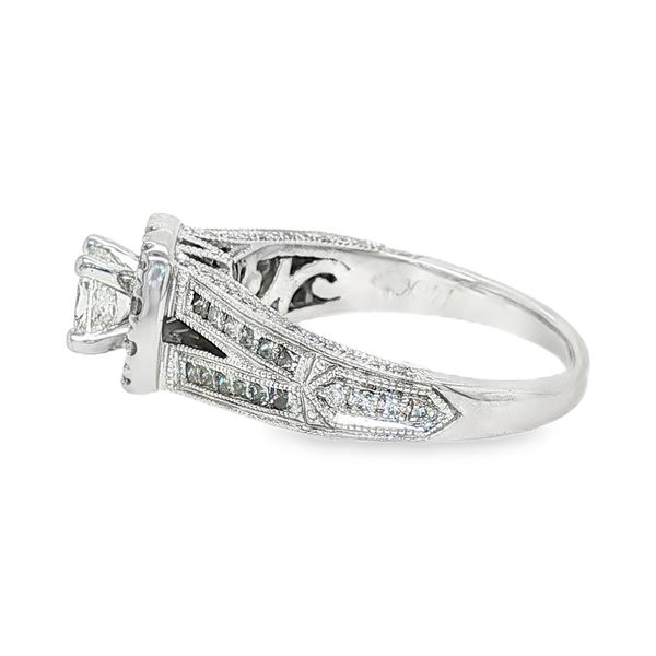 Estate 14K White Gold Diamond Engagement Ring Image 2 Koerbers Fine Jewelry Inc New Albany, IN
