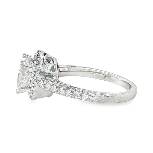 Estate 14K White Gold Diamond Engagement Ring Image 2 Koerbers Fine Jewelry Inc New Albany, IN