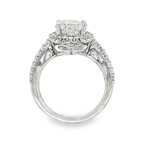 Estate 14K White Gold Diamond Engagement Ring Image 3 Koerbers Fine Jewelry Inc New Albany, IN