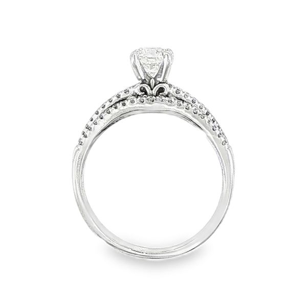 Estate 14K White Gold Diamond Engagement Ring Image 3 Koerbers Fine Jewelry Inc New Albany, IN