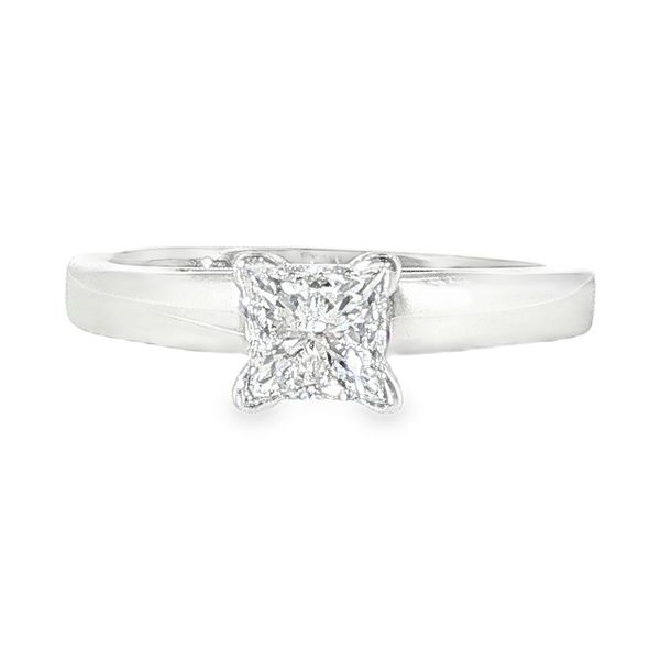 Estate 14K White Gold Diamond Solitaire Engagement Ring Koerbers Fine Jewelry Inc New Albany, IN