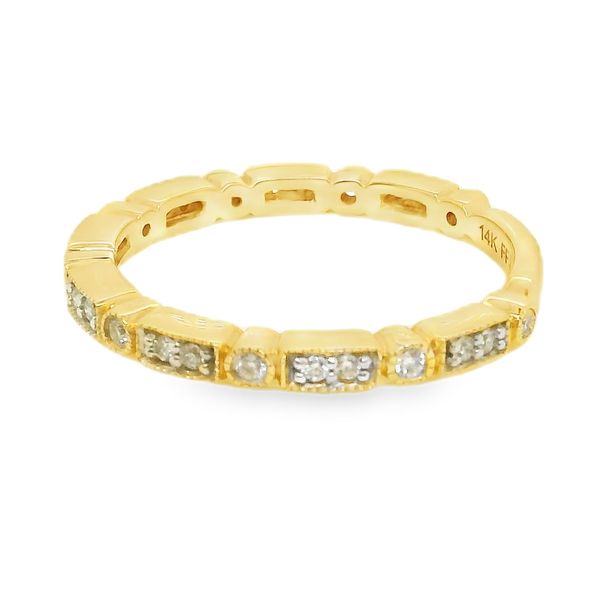14K Yellow Gold Diamond Eternity Wedding Band Image 2 Koerbers Fine Jewelry Inc New Albany, IN
