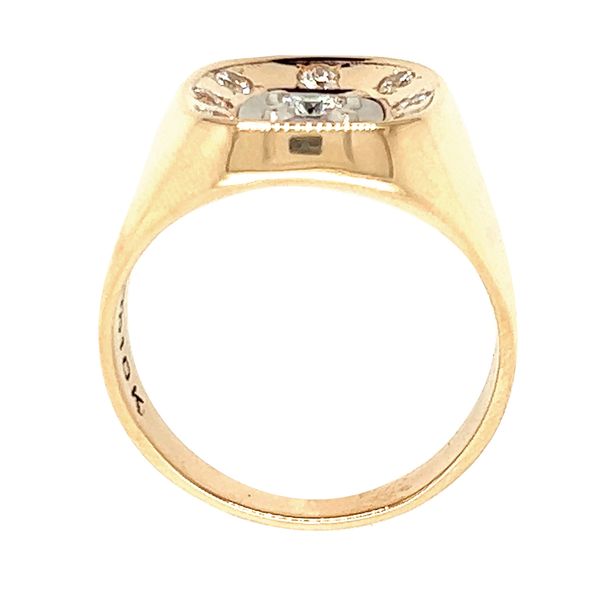 Estate 10K Yellow Gold Signet Style Ring Image 2 Koerbers Fine Jewelry Inc New Albany, IN