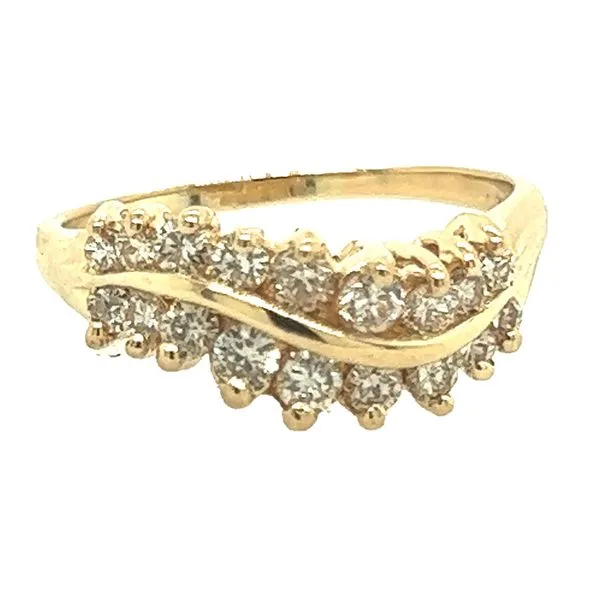 Estate 14K Yellow Gold Small Diamond Fashion Ring Koerbers Fine Jewelry Inc New Albany, IN