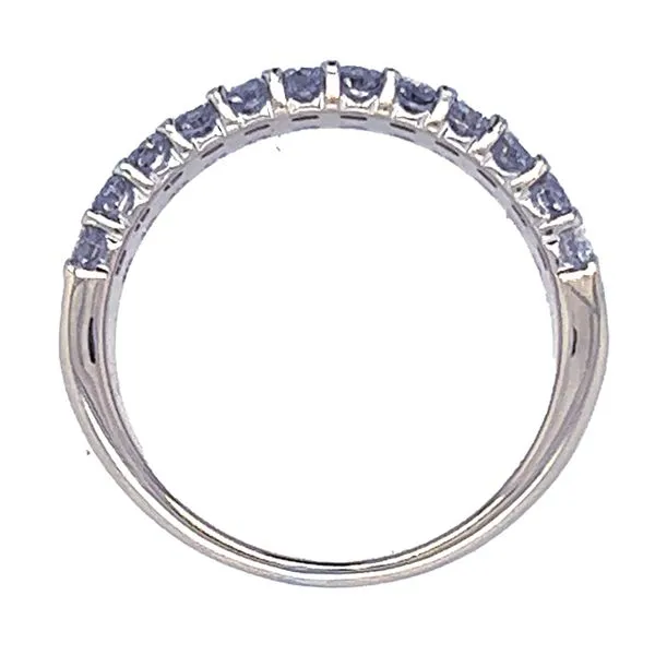 Estate 14K White Gold Two Row Diamond Band Image 2 Koerbers Fine Jewelry Inc New Albany, IN