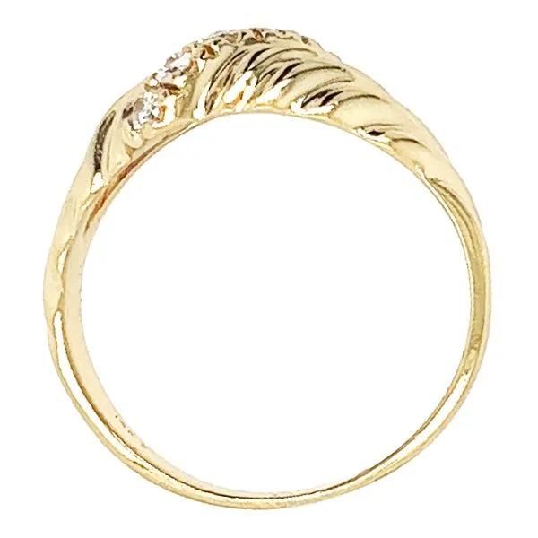 Estate 14K Yellow Gold Diamond Fashion Ring Image 2 Koerbers Fine Jewelry Inc New Albany, IN