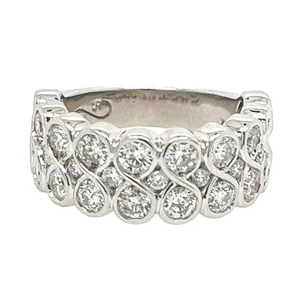 Estate 14K White Gold Bezel Set Fashion Ring Koerbers Fine Jewelry Inc New Albany, IN