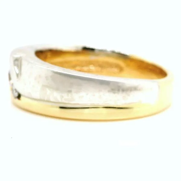 2-Tone White and Yellow Gold Diamond Fashion Ring Image 2 Koerbers Fine Jewelry Inc New Albany, IN