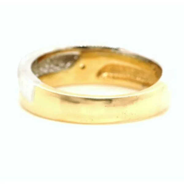 2-Tone White and Yellow Gold Diamond Fashion Ring Image 3 Koerbers Fine Jewelry Inc New Albany, IN