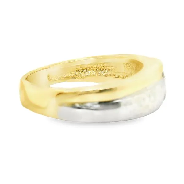 2-Tone White and Yellow Gold Diamond Fashion Ring Image 4 Koerbers Fine Jewelry Inc New Albany, IN