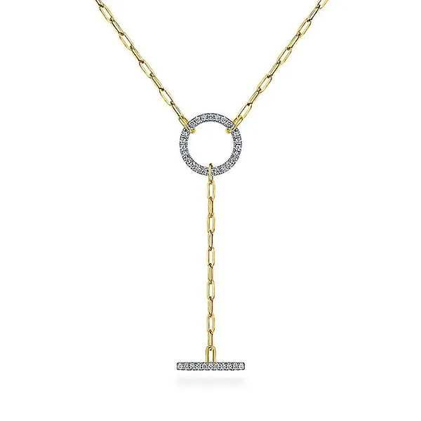 Estate 14K Yellow Gold Diamond Necklace Koerbers Fine Jewelry Inc New Albany, IN